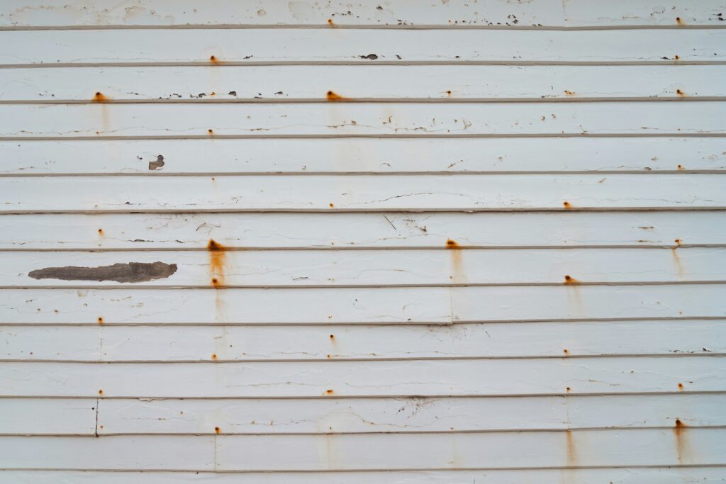 Old siding in need of repair