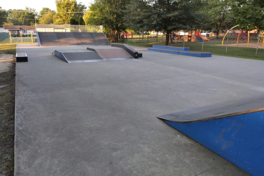 Ashland Skate Park at Pufferbelly Park, Ashland, Virginia, United States